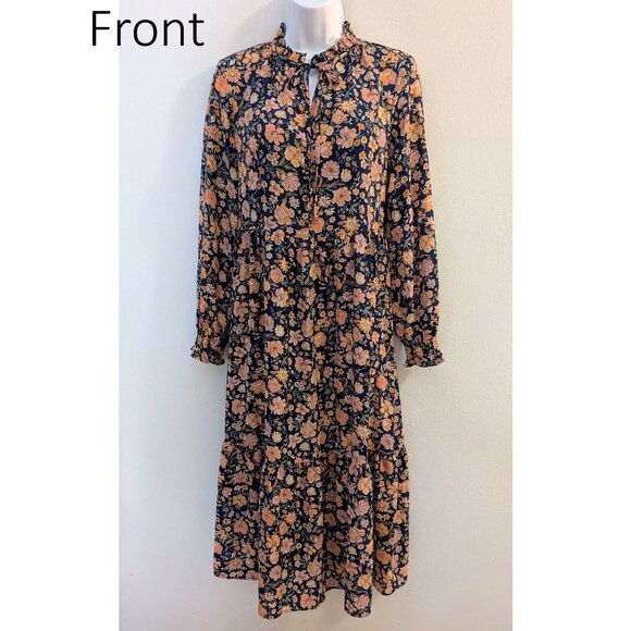 Levi's Floral Print Long Sleeve Casual Dress Size XS - Picture 2 of 12